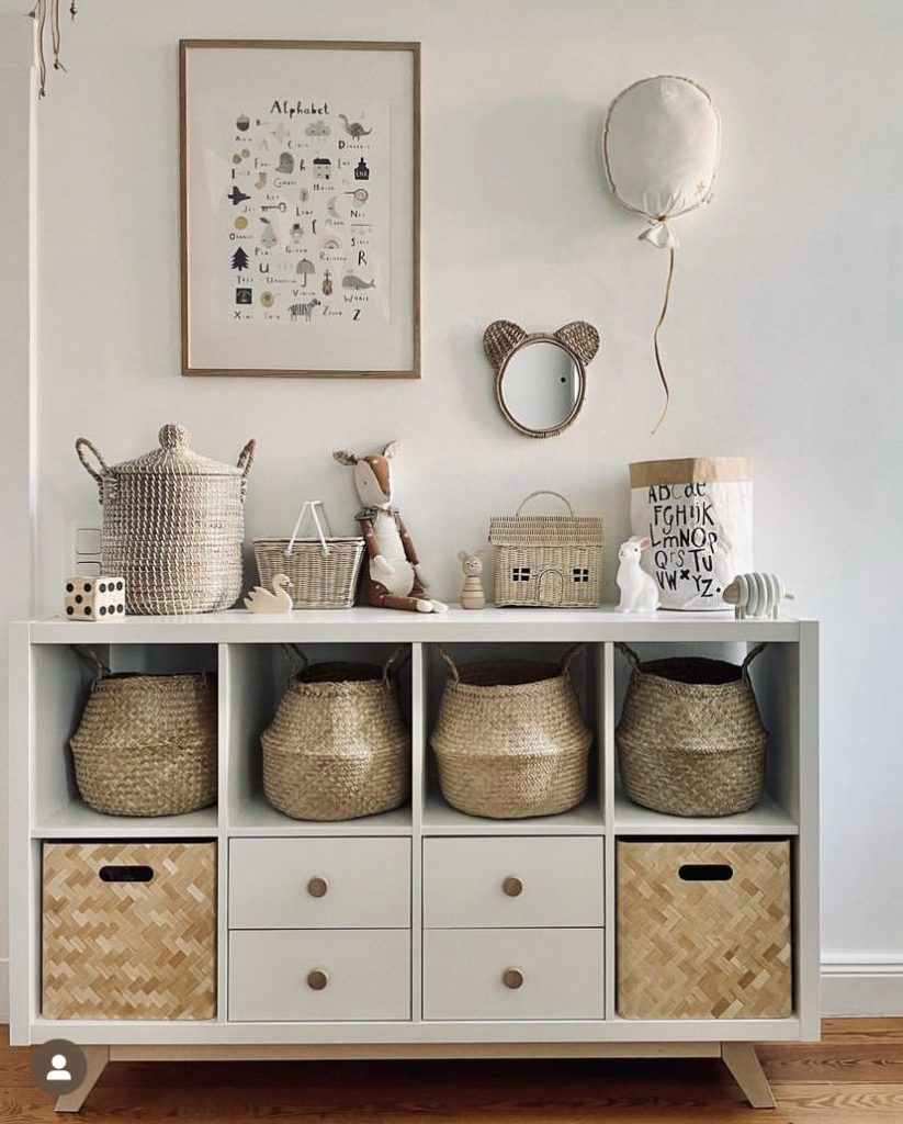 Kinderhoek in woonkamer