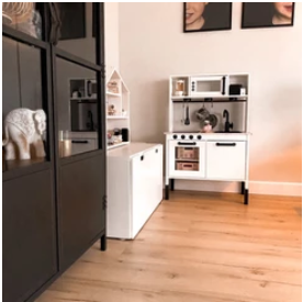 Kinderhoek in woonkamer