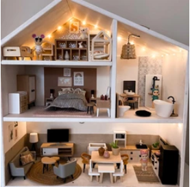 Kinderhoek in woonkamer