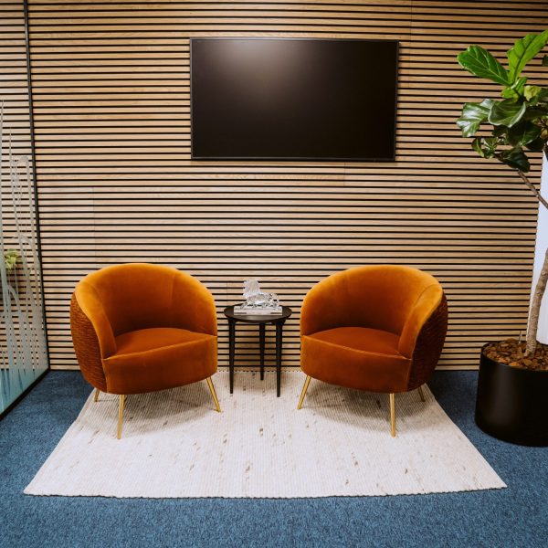 Kantoorontwerp receptie Royal Ingredients Group door Studio Tarry