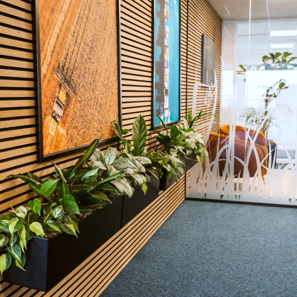 Kantoorontwerp receptie Royal Ingredients Group door Studio Tarry