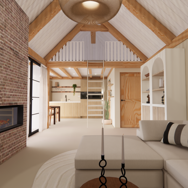 Interieurontwerp Naarden tuinhuis