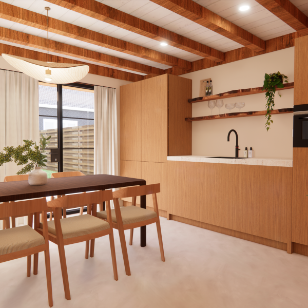 Interieurontwerp Naarden tuinhuis