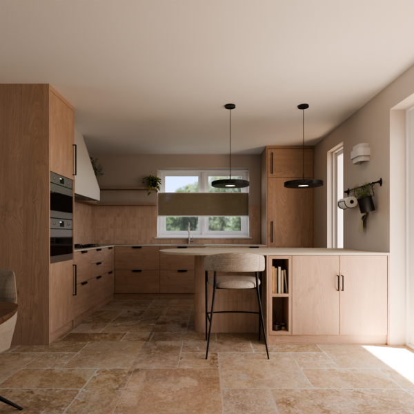 Interieurontwerp vrijstaande woning Ursem - keuken