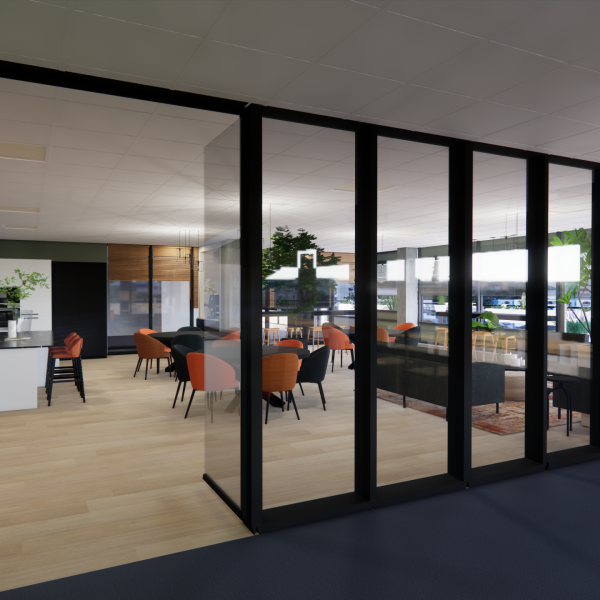 Kantoorontwerp kantine Royal Ingredients Group door Studio Tarry