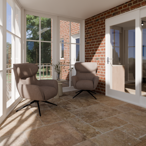 Interieurontwerp vrijstaande woning Ursem - serre