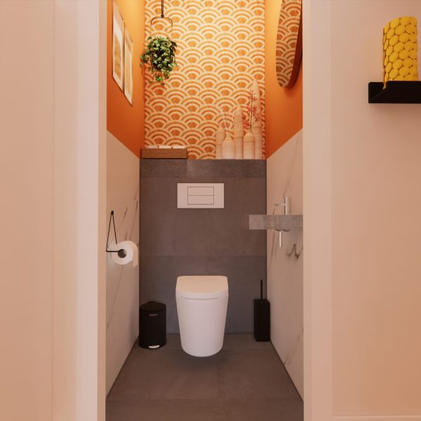 Interieurontwerp toilet Den Haag
