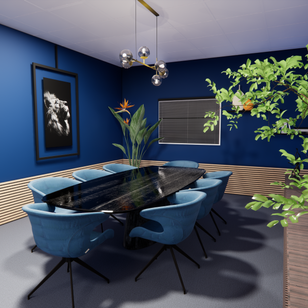 Kantoorontwerp vergaderruimte Royal Ingredients Group door Studio Tarry