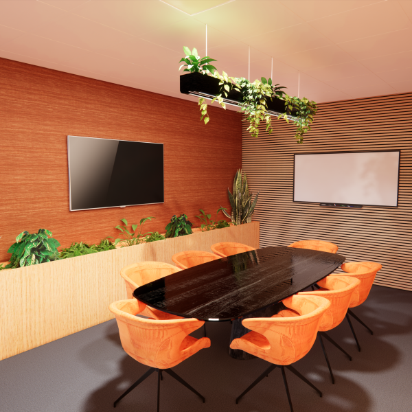 Kantoorontwerp vergaderruimte Royal Ingredients Group door Studio Tarry