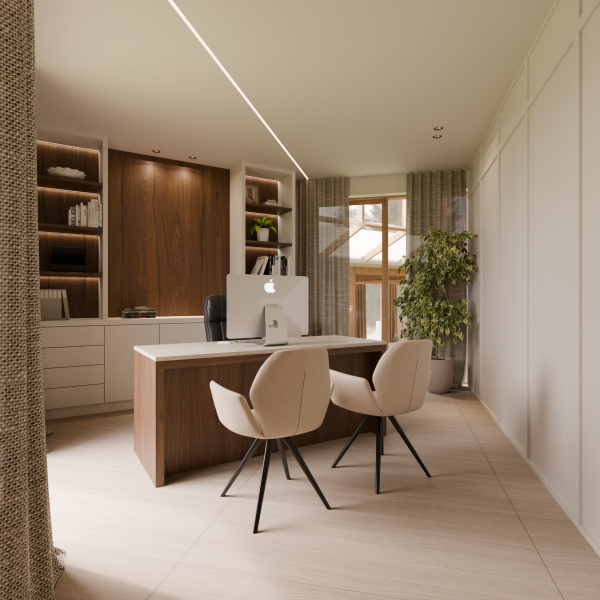 Villa Alkmaar interieurontwerp kantoor