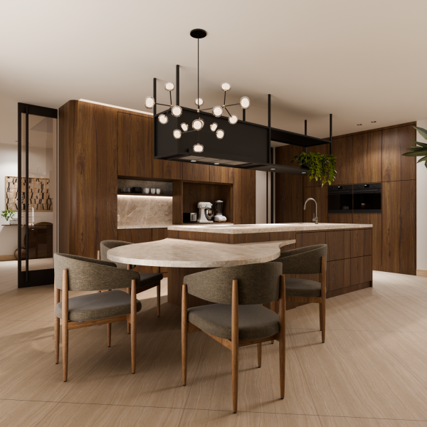 Villa Alkmaar interieurontwerp keuken maatwerk