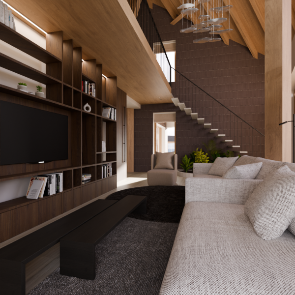 Villa Alkmaar interieurontwerp woonkamer